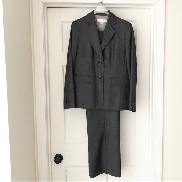 Nine West Jackets & Blazers - Nine West Charcoal Grey Pinstripe Blazer/Pant Suit
